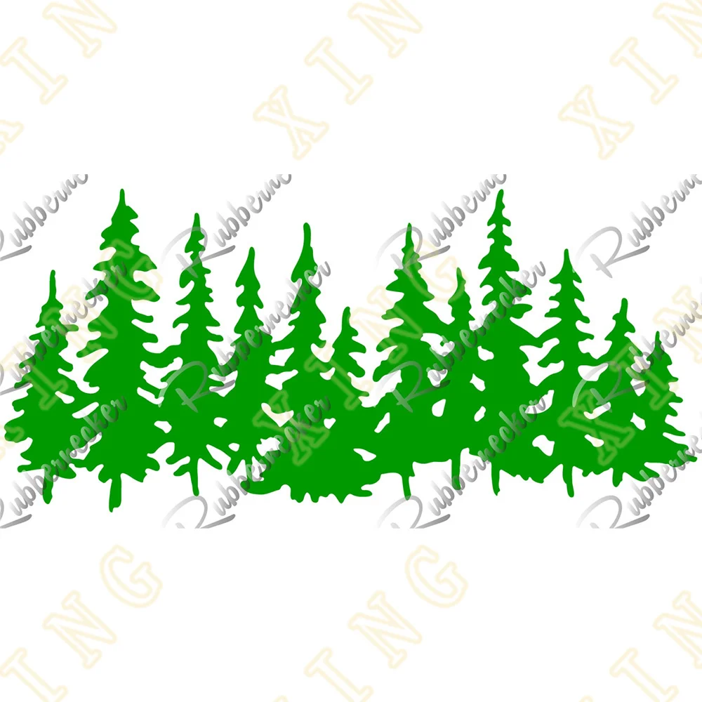 

Evergreen Forest 2022 New Metal Cutting Dies Scrapbook Diary Decoration Stencil Embossing Template Diy Greeting Card Handmade