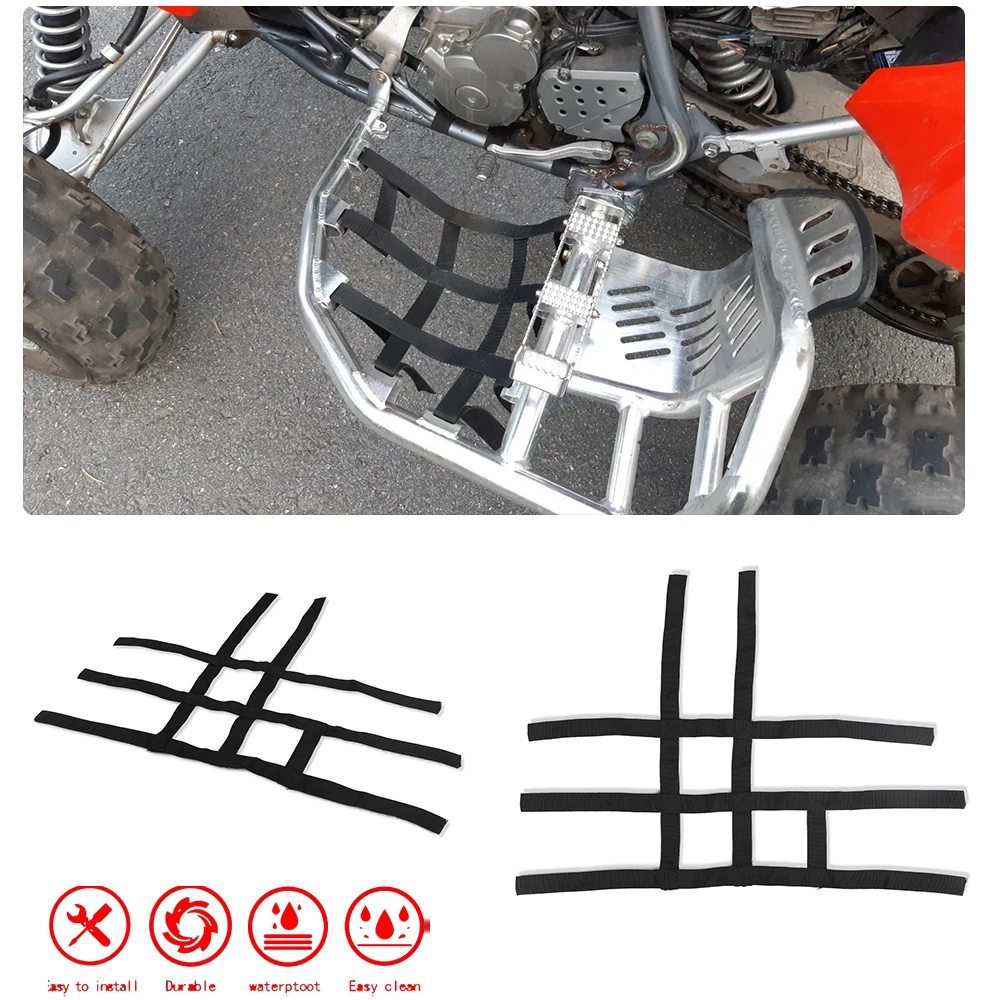 Мотоцикл для Yamaha Banshee 350 Raptor 660 700 YFZ450 YFZ450R Nerf Bar Nets Водонепроницаемый нейлоновый