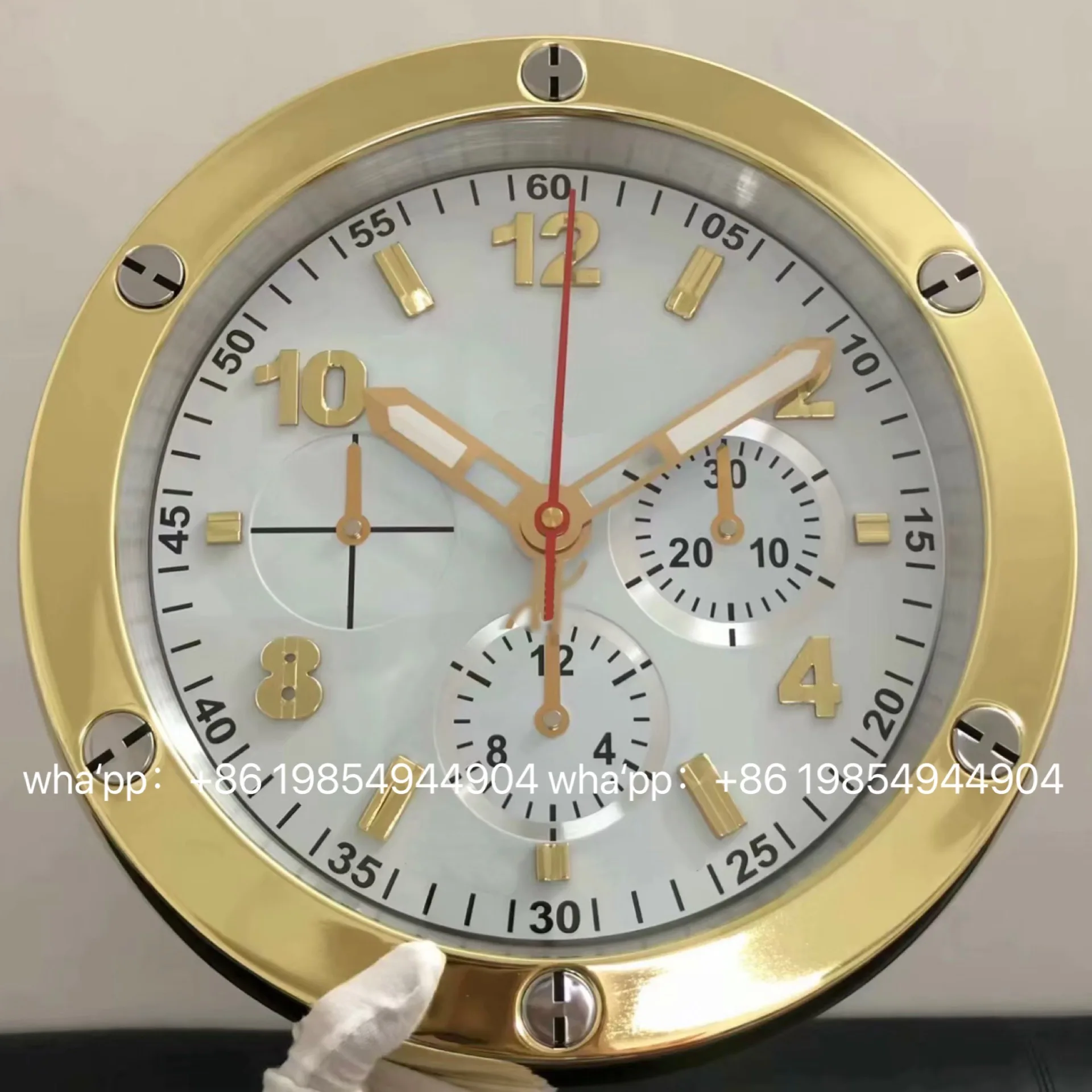 Металлические художественные часы декорация настенные Style с логотипами