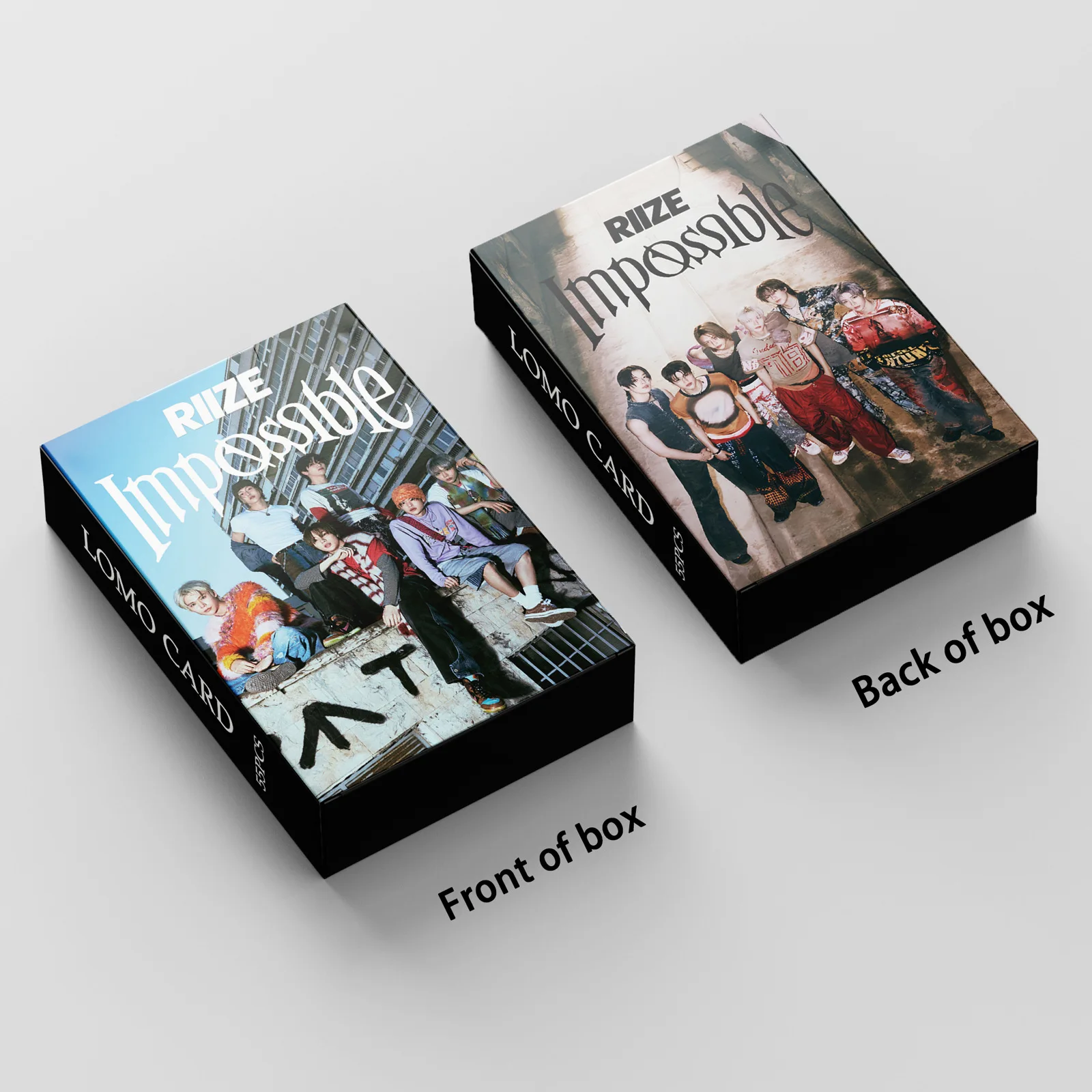 55 шт./компл. Kpop RIIZE ломо карты фотоальбом невозможные открытки HD печать для