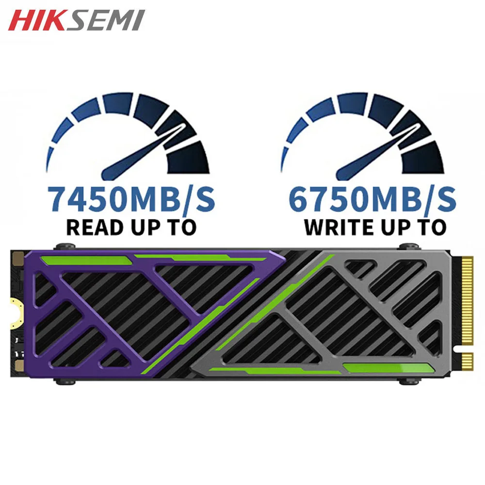 

HIKSEMI SSD 1TB 2TB Radiator SSD M2 NVMe PCIe 4.0 M.2 2280 NVMe Drive Internal Solid State Disk for PS5 Desktop Free Shipping
