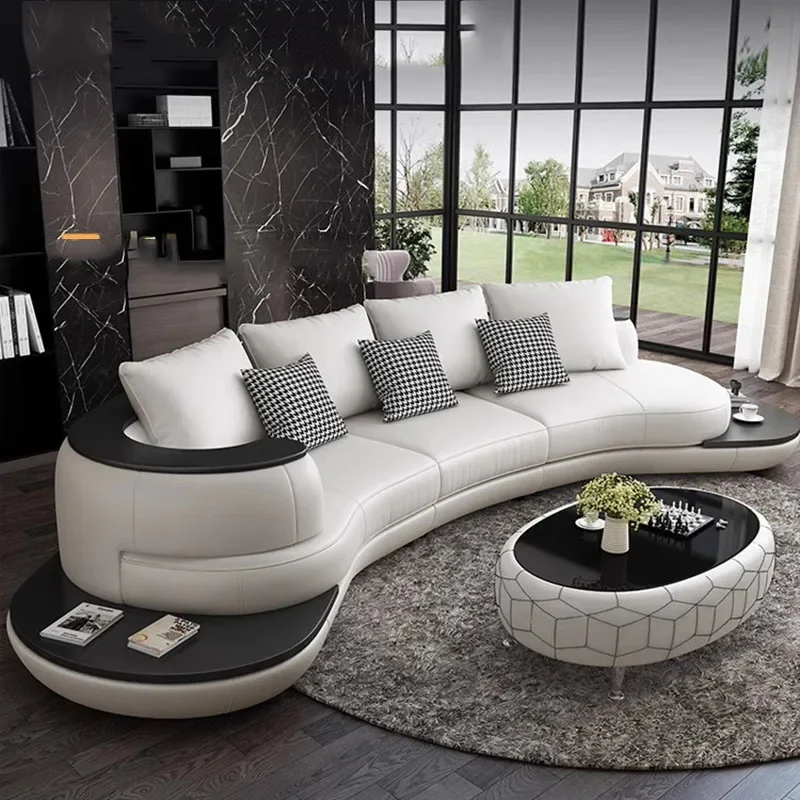 Дизайнерские напольные диваны для гостиной диван мягкие кожаные релаксаторы