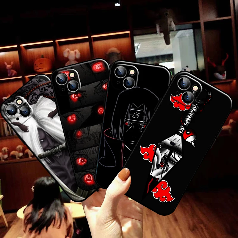 

Akatsuki Logo NARUTO For Apple iPhone 13 12 11 Pro Max 13 12 Mini X XR XS Max SE 5 6 6S 7 8 Plus Phone Case Back Funda Coque