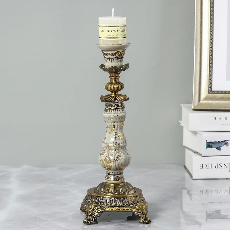 

Burner Retro Candle Holder European Ceramic Candle Holder Small Romantic Decoracion Halloween Aroma Aroma Home Decor WWH200YH