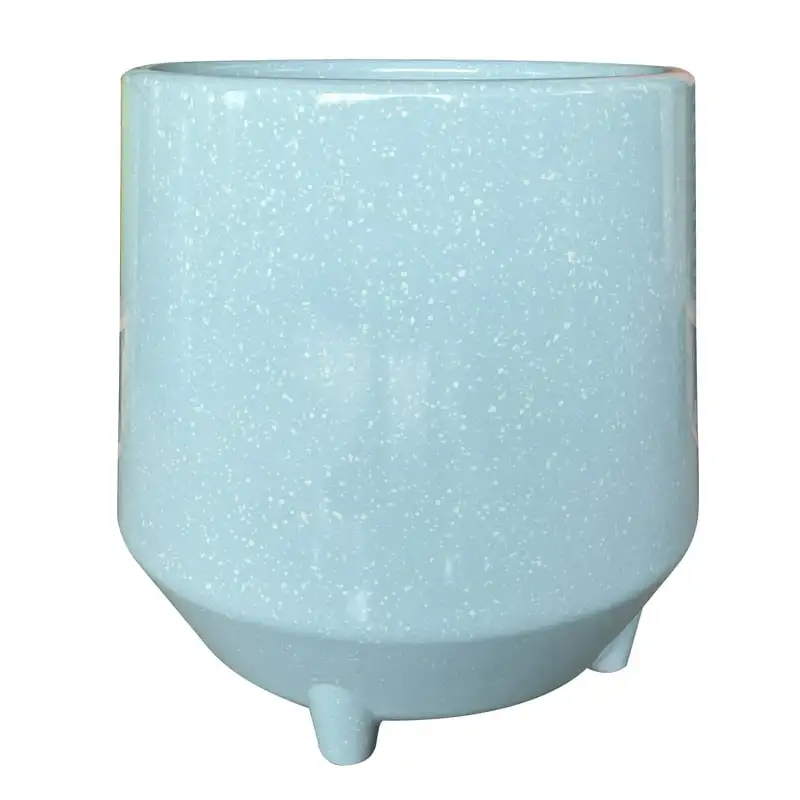 

x 11.9" x 12.2" Reagan Turquoise Resin Planter