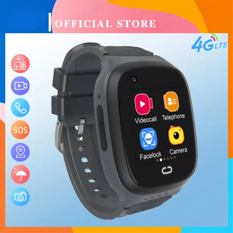 

Smart Watch Kids 4G LT31 GPS Tracking WIFI IP67 Waterproof HD Video Call Smartwatch SOS SIM Card Guardian for Baby Clock Gifts