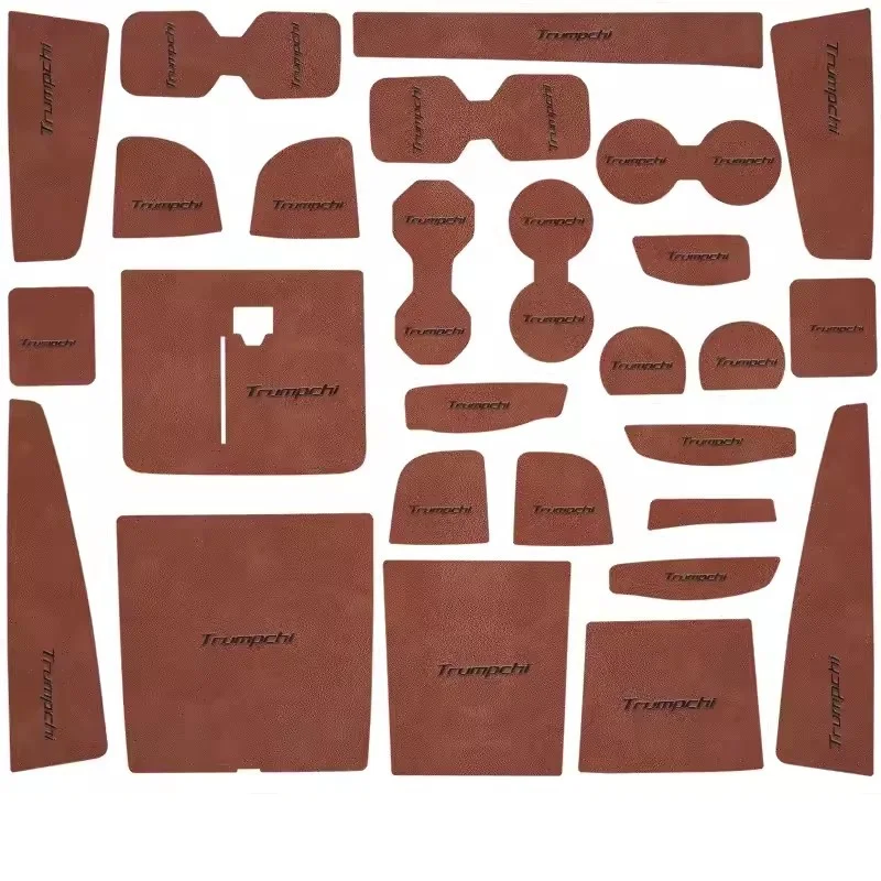 

Для Trumpchi GAC GS8 2-го поколения 2022 2023 2024, автомобильный нескользящий коврик для двери, подушка для ворот из искусственной кожи, подушка для чашки, автоаксессуары