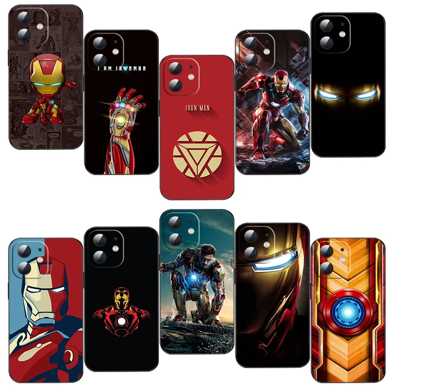 Мягкий чехол Z33 Marvel Железный человек для Xiaomi Poco X3 NFC GT C40 X4 M4 M5 M6 4G 5G ProCaver