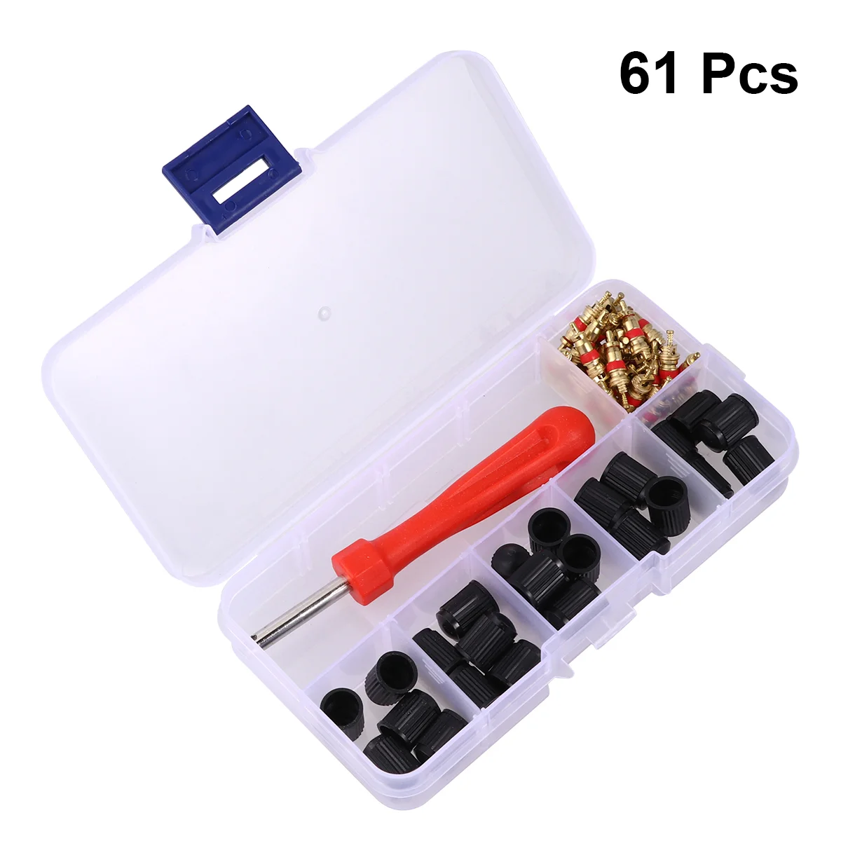 

61pcs Auto Car Core Wrench Practical Removal Tool Tire Mounting Tool Motorbike Core Tool (Set 5) Inspection tools