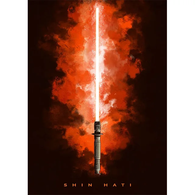 

Картина на холсте Disney Star Wars Lightsaber HEROCROSS