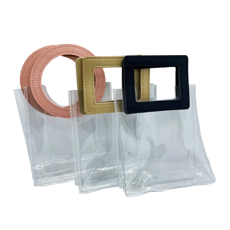 

Transparent Handbag Pvc Online Celebrity INS Wind Wedding Companion Hand Gift Bag Thickened Gift Small Gift Bag