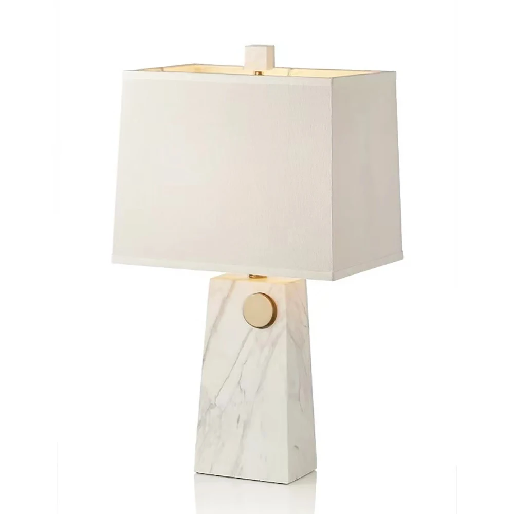 

Table Lamp 2022 New Trend Modern Luxury LED Marble Desk Lamp Night Stand Lights for Study Bedroom Lighting Decoration Fixture
