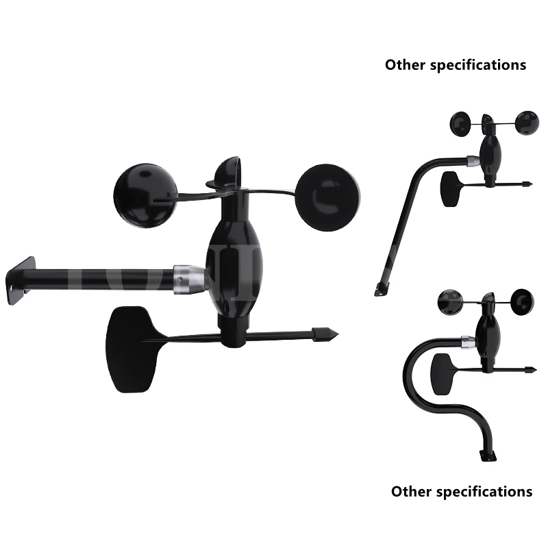 RS485 All-in-one wind speed and direction sensor supports custom Ethernet wireless transmission module weather station