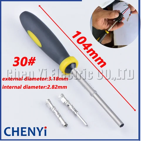 Инструмент для удаления круглых штифтов Инструмент для извлечения штифтов для TE AMP 929989 -1 929990 -1 66601-1 66602-1 929974 -1 929975 -1 929967 -1 929968 -1