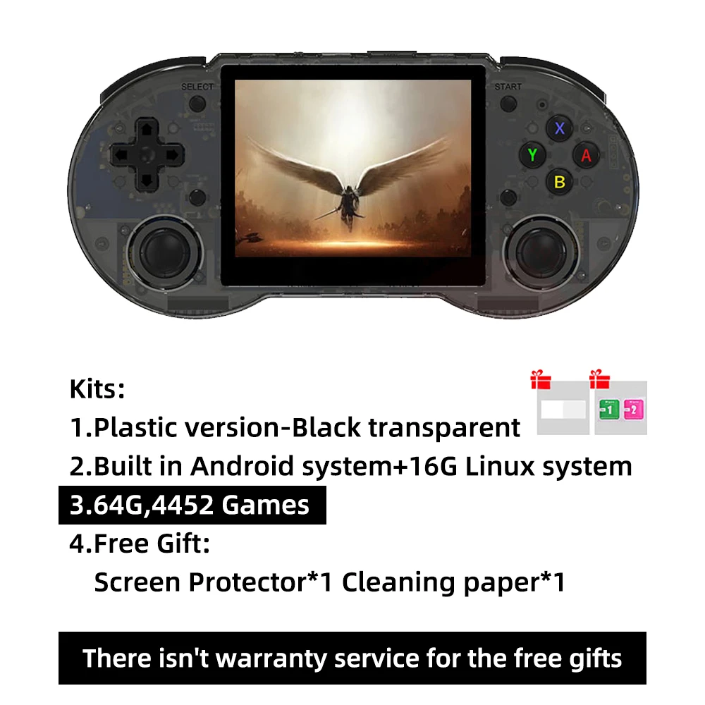 

ANBERNIC RG353P Handheld Game Console 3.5 Inch Multi-touch Screen Android Linux System HDMI-compatible Player 64G 4400 Games