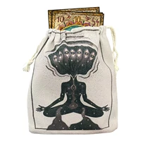 novel patterns velvet pentagram tarot storage bag storage package bag divination drawstring package party christmas gift pouch