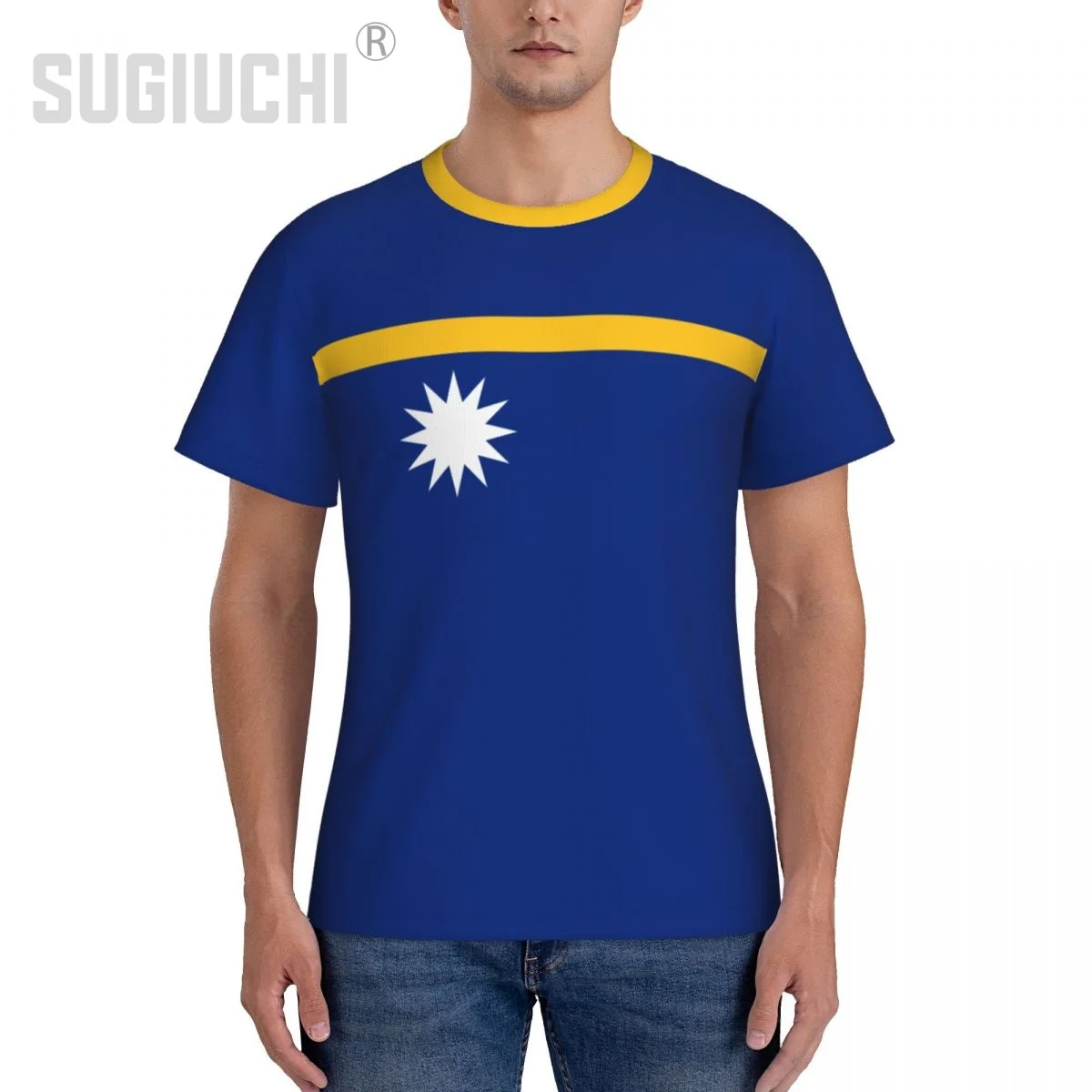 Облегающая спортивная футболка Nauru Flag Nauruan 3D для мужчин и женщин футболки