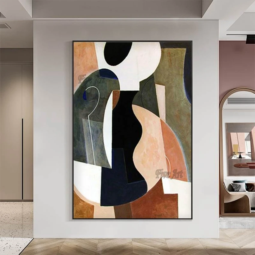 

Абстрактная картина маслом на холсте