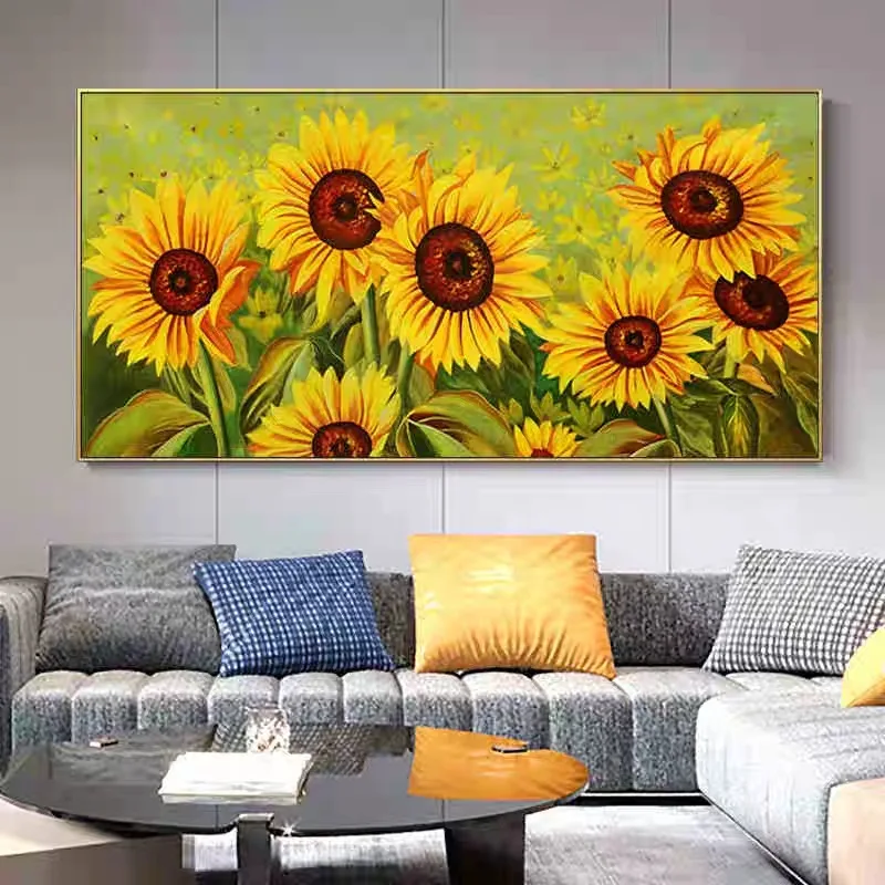 

Sunflower 5d Diamond Painting Large Living Room Bedroom Full Diamond Embroidery Home Decor Diamond Cross Stitch