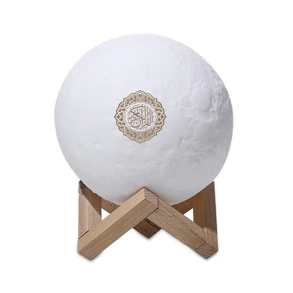 

LED Night Light Wireless Quran Moonlight Speaker APP Function Colorful Muslim Loudspeaker with Remote Control Audio Player for