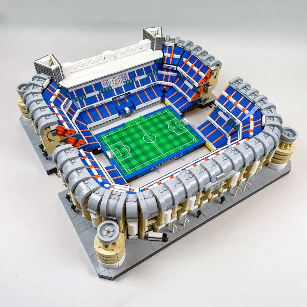 10299 5876pcs Ideas Famous Santiago Bernabéu Stadium Real Madrid Moc Bricks Modular Landmark Model Building Block Kids Toy Gifts - купить по