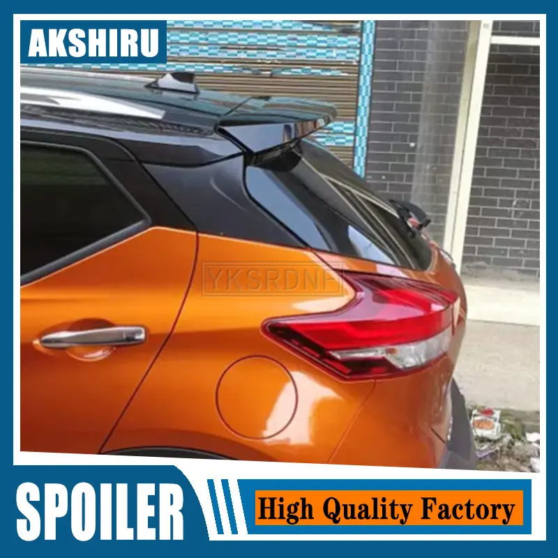 

For Nissan KICKS Car Decoration 2017 2018 2019 2020 ABS Plastic Paint Painting Color Rear Trunk Spoiler
