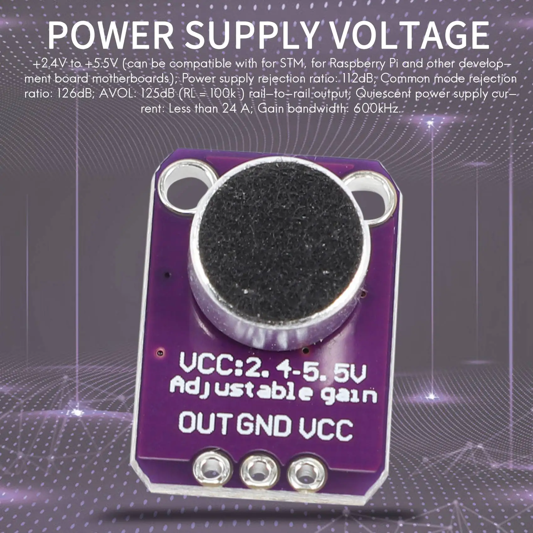 5 шт. встроенный микрофонный усилитель MAX4466