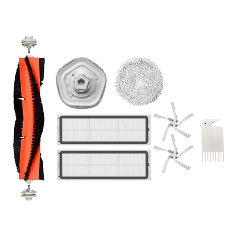 

8Pcs Replacement Parts Kit For Xiaomi Dreame W10/W10 Pro Robot Vacuum Cleaner Removable Main Side Brush Mop Cloth Filter