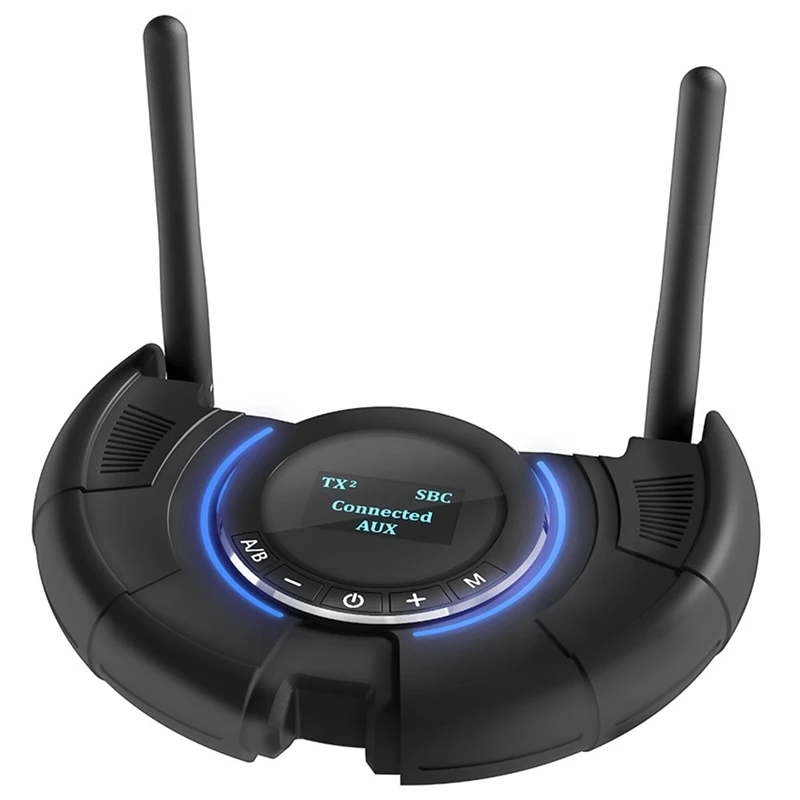 

Адаптер Bluetooth 5,0, приемник-передатчик Bluetooth с низкой задержкой, RX/TX 120M/393Ft, может управляться мобильным приложением