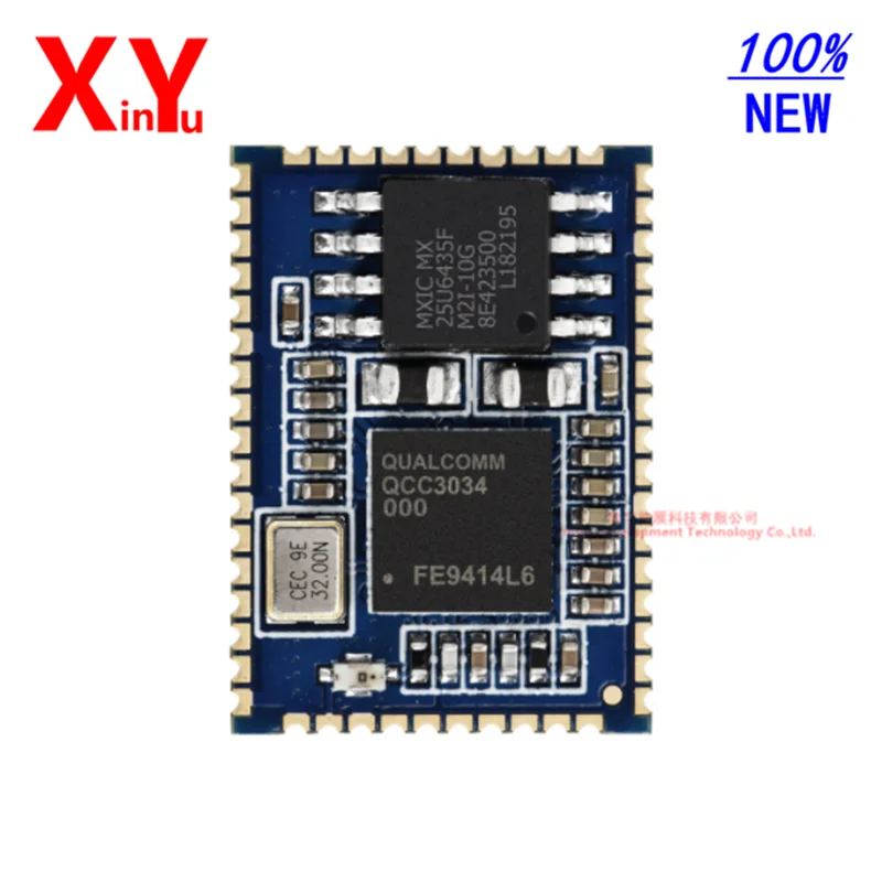 

100% оригинальный новый BTM334 QCC3034 Bluetooth-модуль APTX-HD APTX I2S