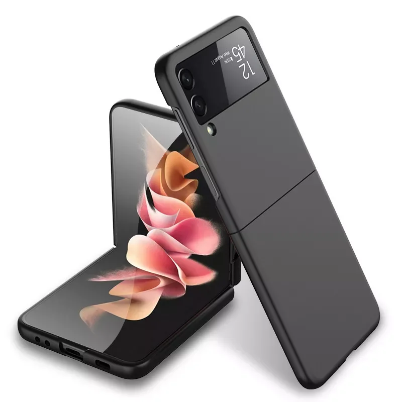 

NEW2022 New Ultra Thin Case for Galaxy Z Flip 3 5G Matte Cover Back Full Protection Flip Cover For Samsung Galaxy Z Flip3 Case S