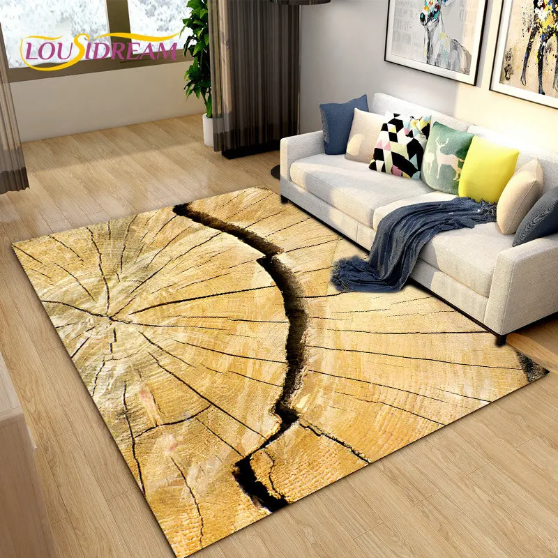 

3D Wood Grain Area Rug,Carpet Rug for Living Bedroom Sofa Doormat Decoration,Kitchen Hallway Balcony Kid Play Non-slip Floor Mat