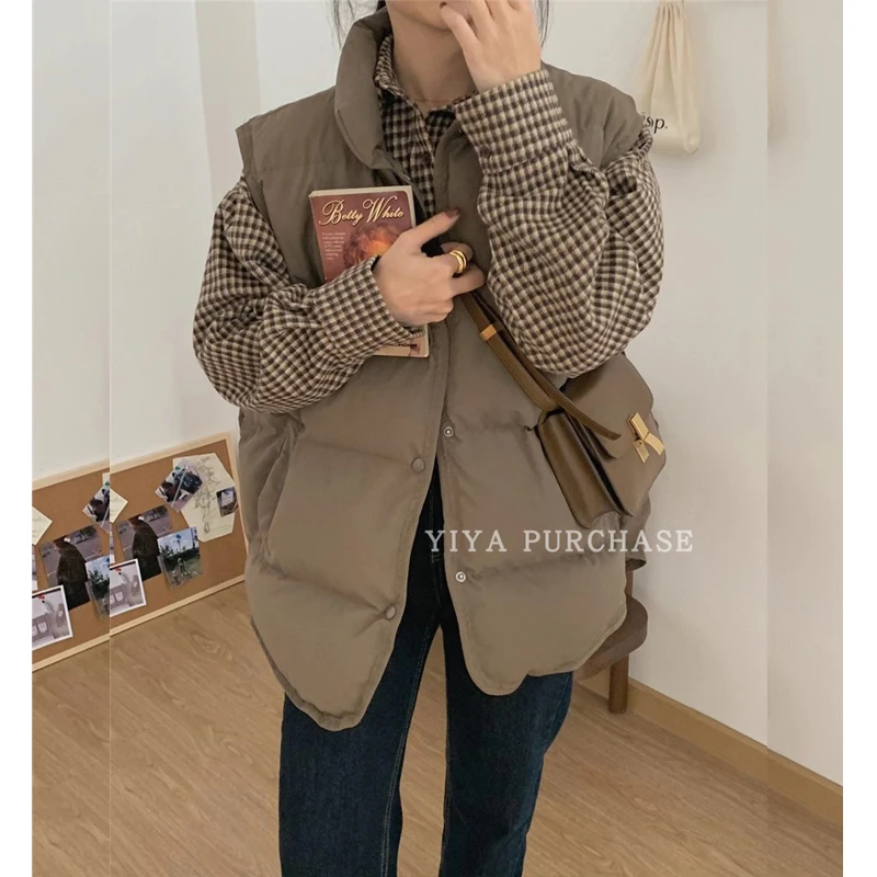 

Winter Loose Down Cotton Vest Women's Vest Waistcoat
