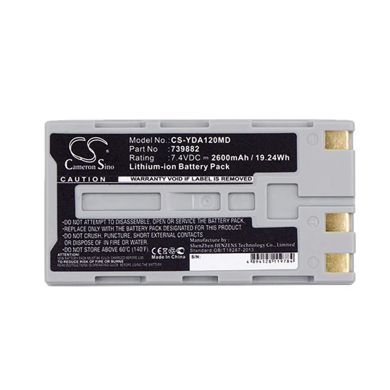 

Applicable Yokogawa OTDR AQ1200E AQ1200C Medical Battery 739882