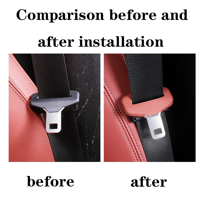 

For BMW X1 X2 X3 X4 X5 X6 F30 F34 F10 F20 G20 G30 G01 G02 G05 F15 F16 1 3 5 7 Series Safety Buckle Protection Sleeve Accessories