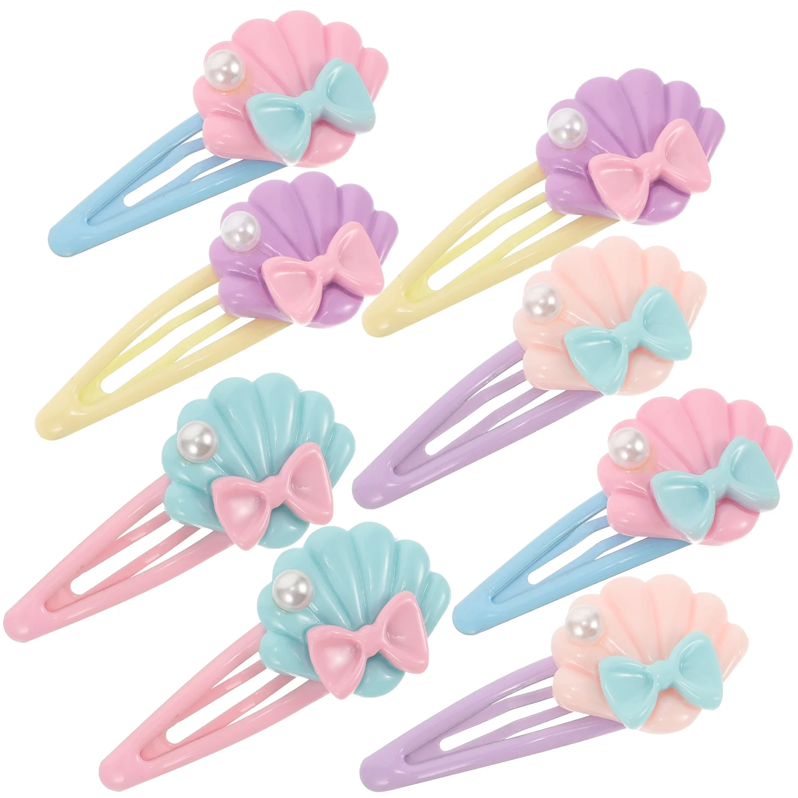

8 Pcs Bang Clip Women's Baby Hair Accessories Mini Pearl Clips Plastic Small for