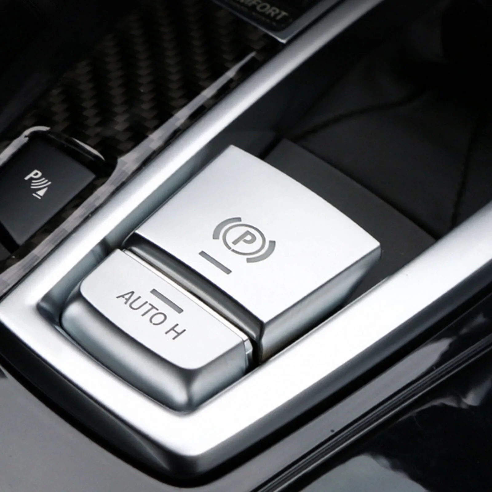 

P Button Covers Parking Auto Brake For BMW F10 F07 F01 F25 F11 Hold H Sticker