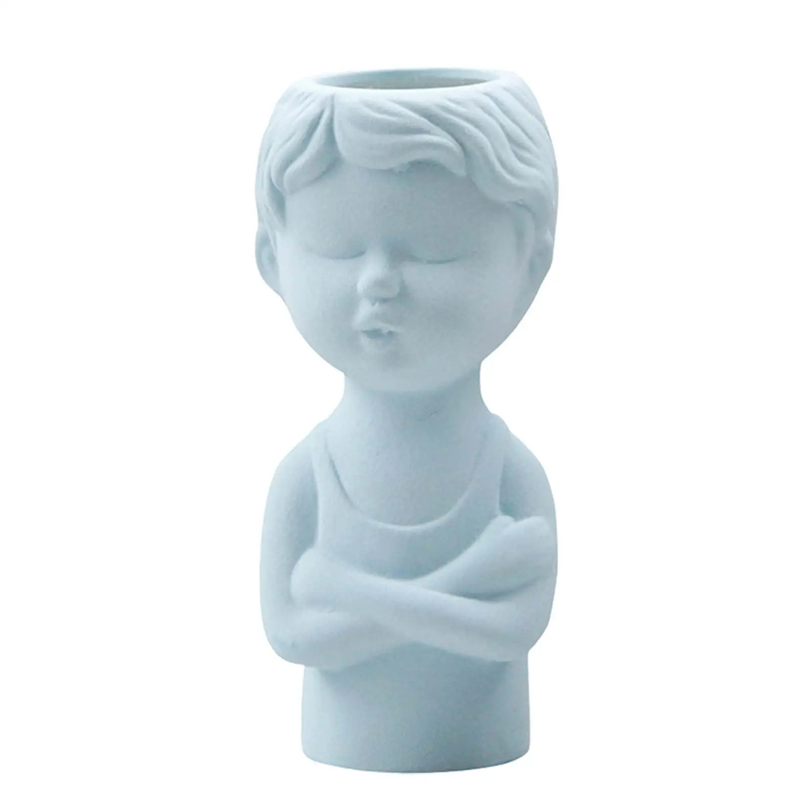 

Nordic Girl Boy Planters Ceramic Vase For Home Tabletop Decor Various Styles Available Creative Flower Arrangement Desktop