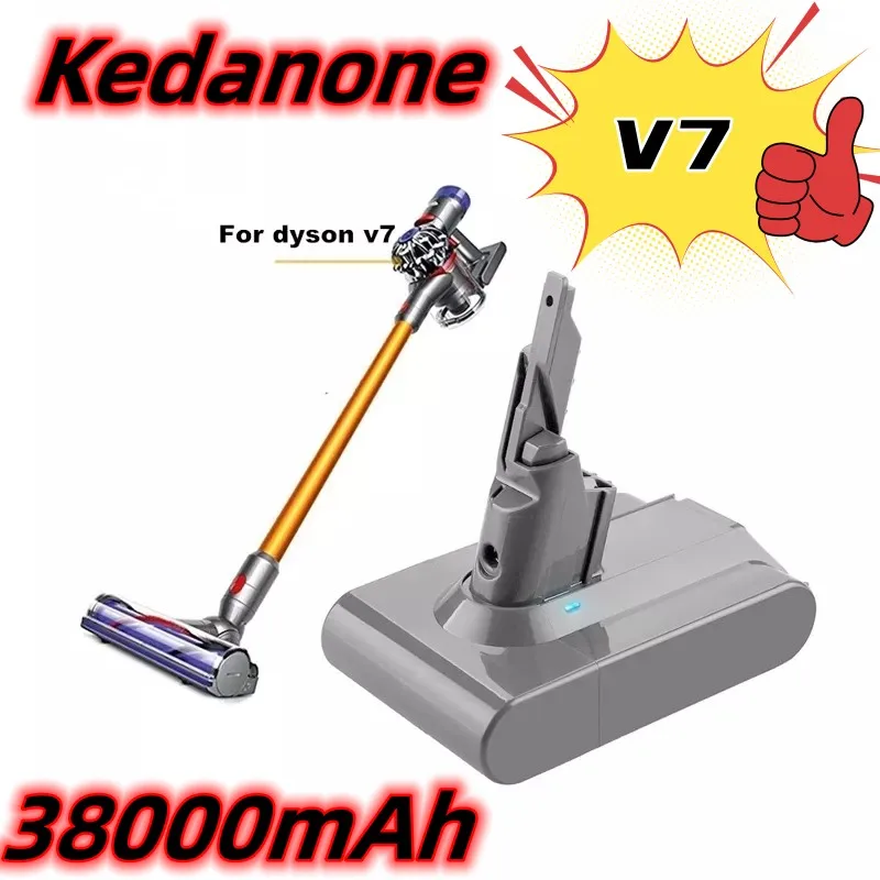 

Аккумуляторная батарея Dyson V7 для аспиратора, литий-ионная батарея 21,6 в и 38000 мАч, для Dyson V7, Animal Pro, запасная батарея