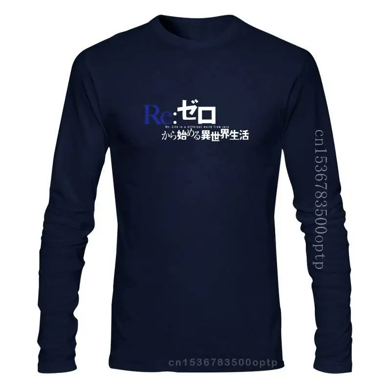 Мужская одежда с рисунком Re Zero ReZero Rem Ram Аниме Манга футболки Забавные топы
