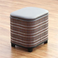 minimalist modern storage stool bedroom office dressing table stool creative hallway stool waiting meuble salon home items