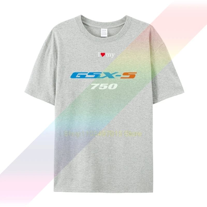 Футболка для персонализации GSXS 750 S M L XL XXL Homme Col Rond Moto GSX-S