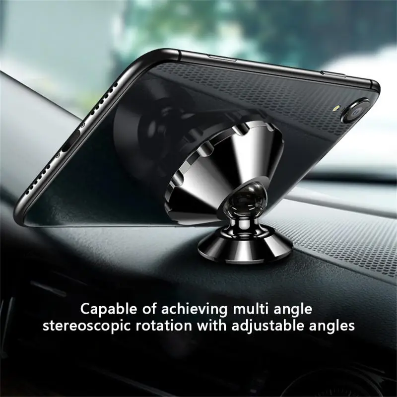 

For Car MobilePhone Bracket Suction Cup Magnetic Suction Mobile Phone Bracket Aluminum Alloy Car Air Outlet Rotating Bracket