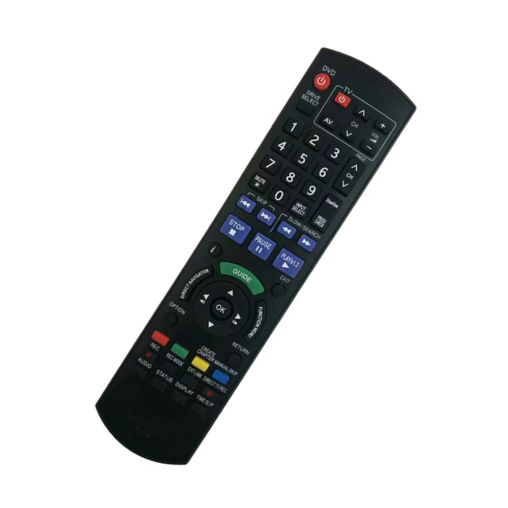 Replacement Remote Control For Panasonic N2QAYB000125 N2QAYB000130 N2QAYB000133 N2QAYB000134 N2QAYB000329 DVD Player Recorder