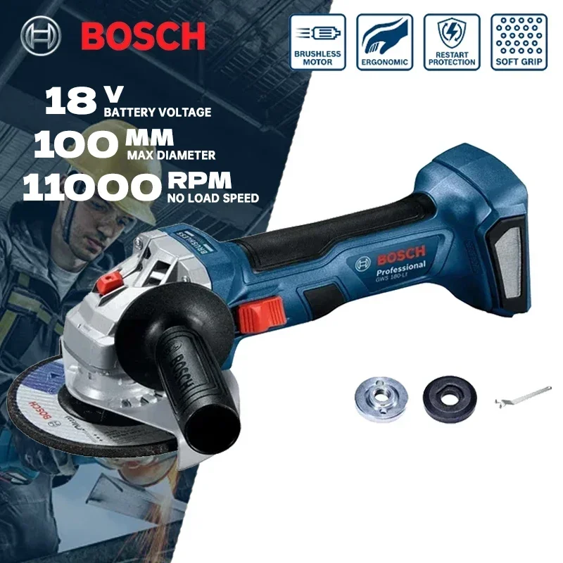 

Bosch Угловая шлифовальная машина GWS 180-LI