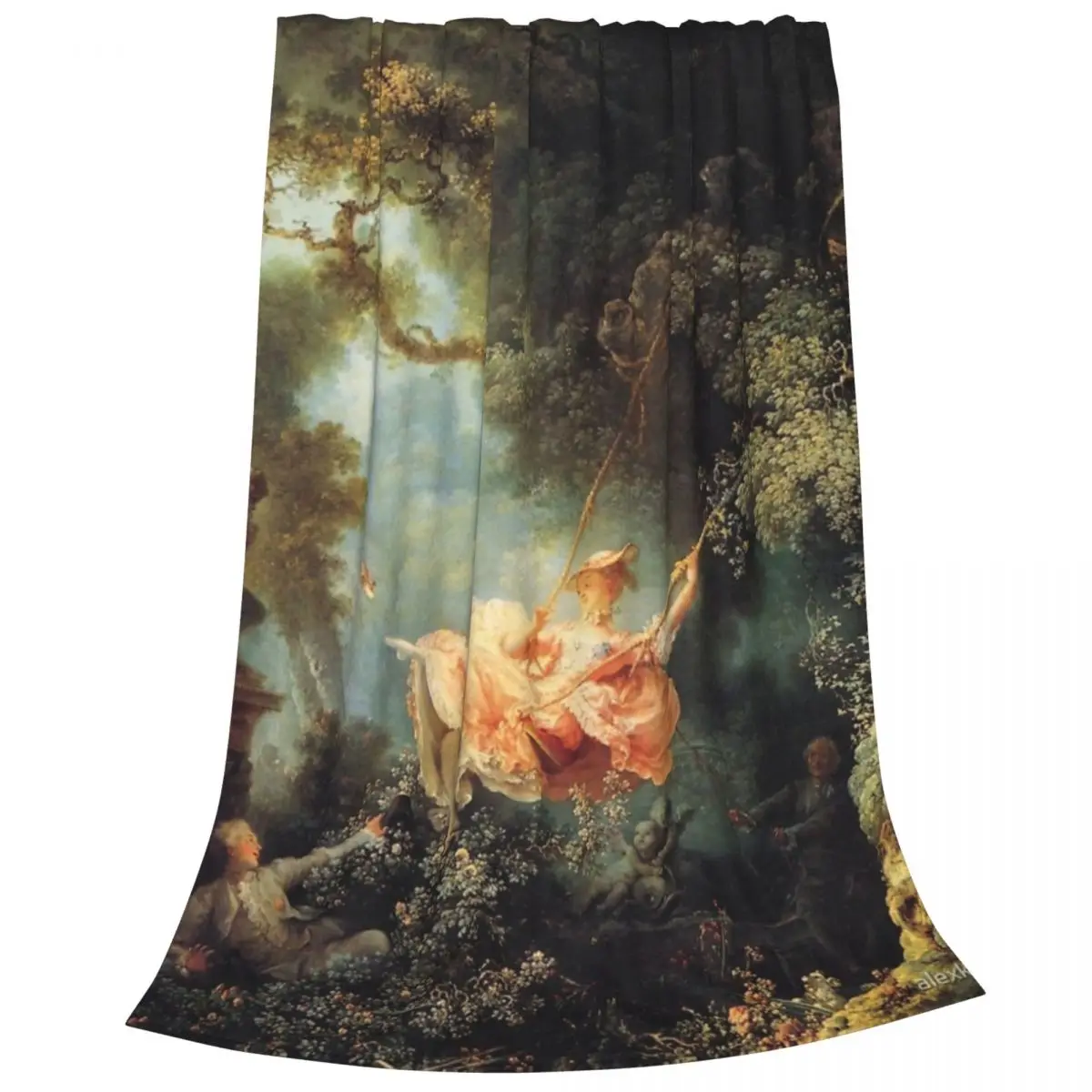 Одеяло The Swing By Jean-Honor Fragonard покрывало на кровать комплект кровати пушистые мягкие