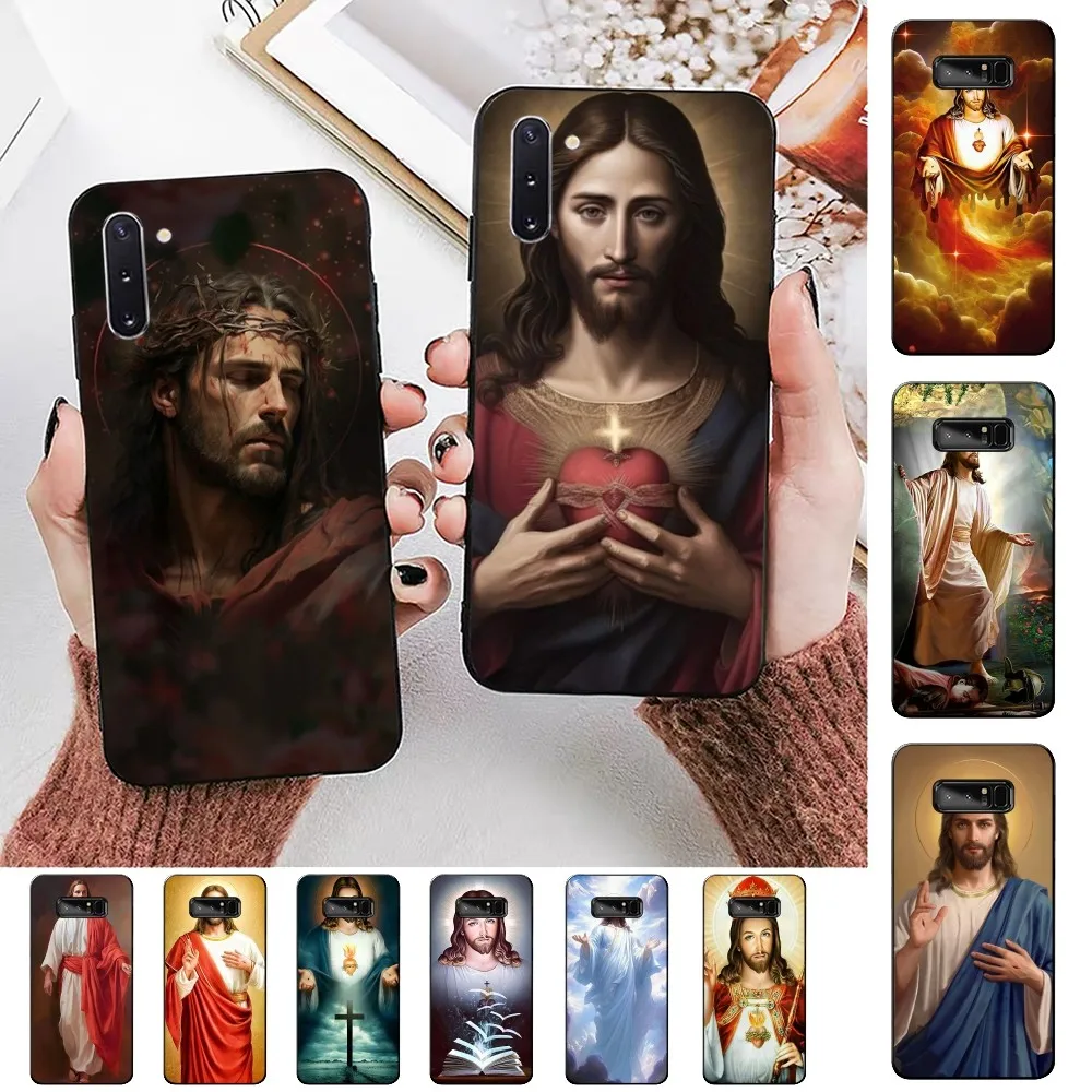 

Jesus Christ God bless you Phone Case For Samsung Note 8 9 10 20 pro plus lite M 10 11 20 30 21 31 51 A 21 22 42 02 03