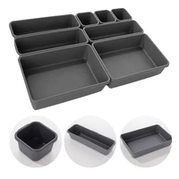 8pcsset adjustable drawer organizer box trays make up cosmetics sundries divider holder kitchen bathroom closet jewellery box