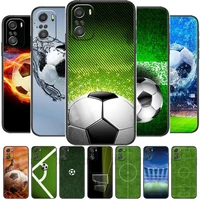 football soccer black phone case for xiaomi mi 11 lite pro ultra 10s 9 8 mix 4 fold 10t 5g black cover silicone back prett