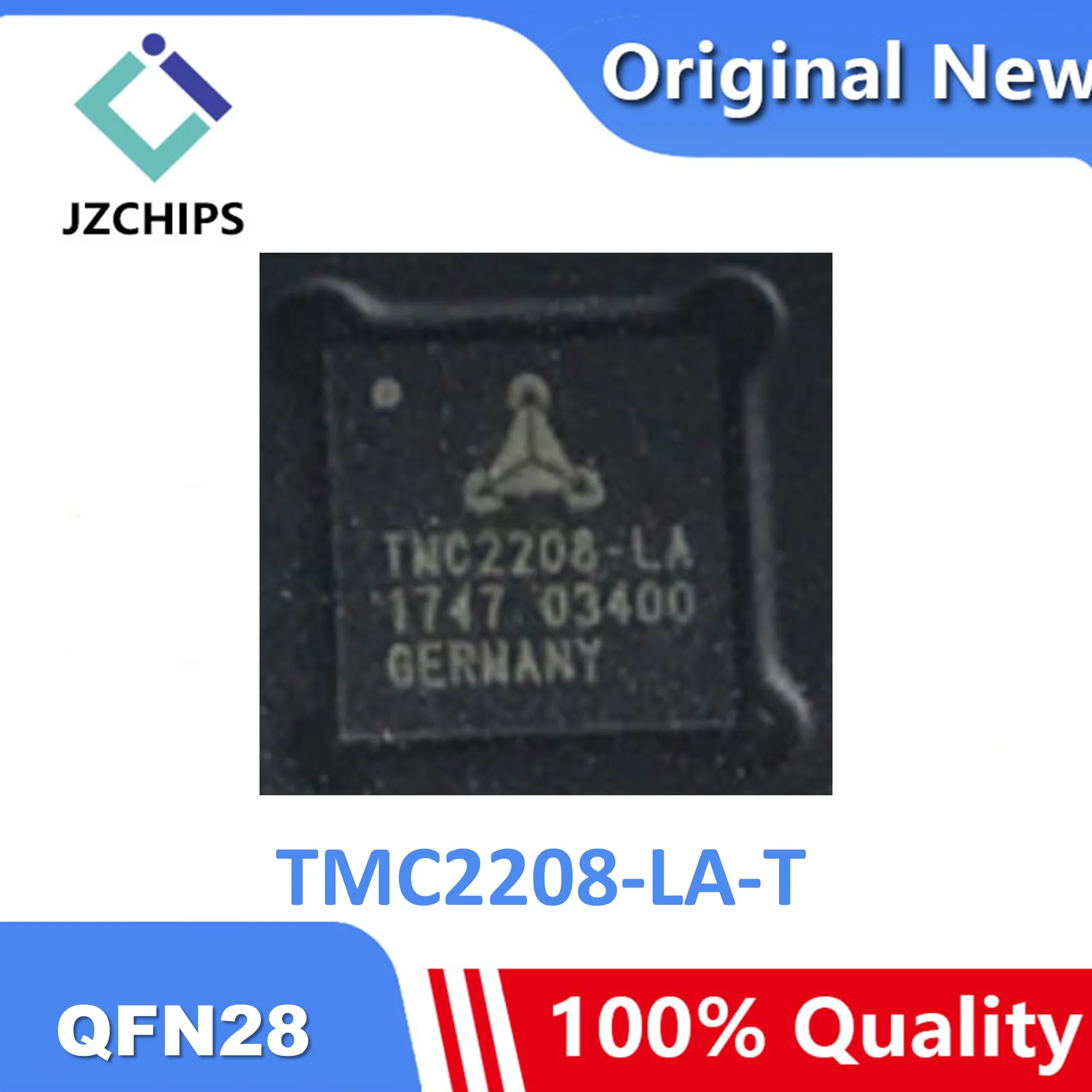 

1pcs/lot Original Genuine TMC2208-LA-T QFN28 Stepper motor driver chip Single Chip microcontroller MCU QFN-28 TMC2208-LA